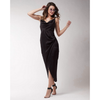 Women Satin Nightgown Silk Chemise Cowl Neck Negligee Sleepwear with Adjustable Straps