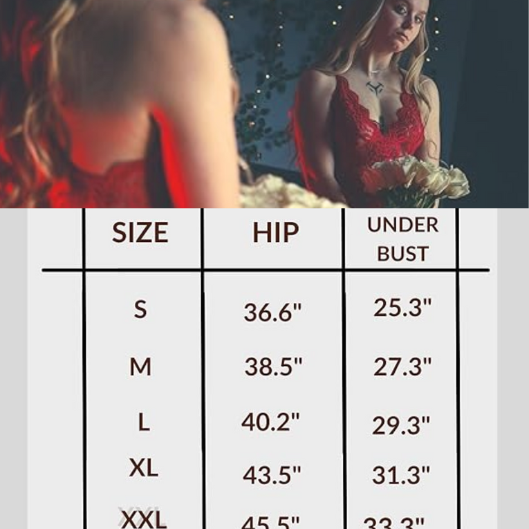 Pleasing Strings Floral Lace V-Neck Bodysuit for Women