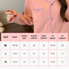 Women's Peach Textured Night Suit Set