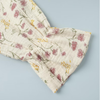 Women Plunge Neck Floral Print Full Sleeves Cotton Pj Set