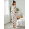 Women Polka Dots Peplum Style 2pcs Loungewear
