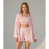 Women 3pcs Stylish Cotton Co-ords Set