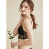 Women Sexy Lacy Black Wireless Bra