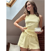 Women Soft Ribbed Lounge Co-ord Nightwear Set