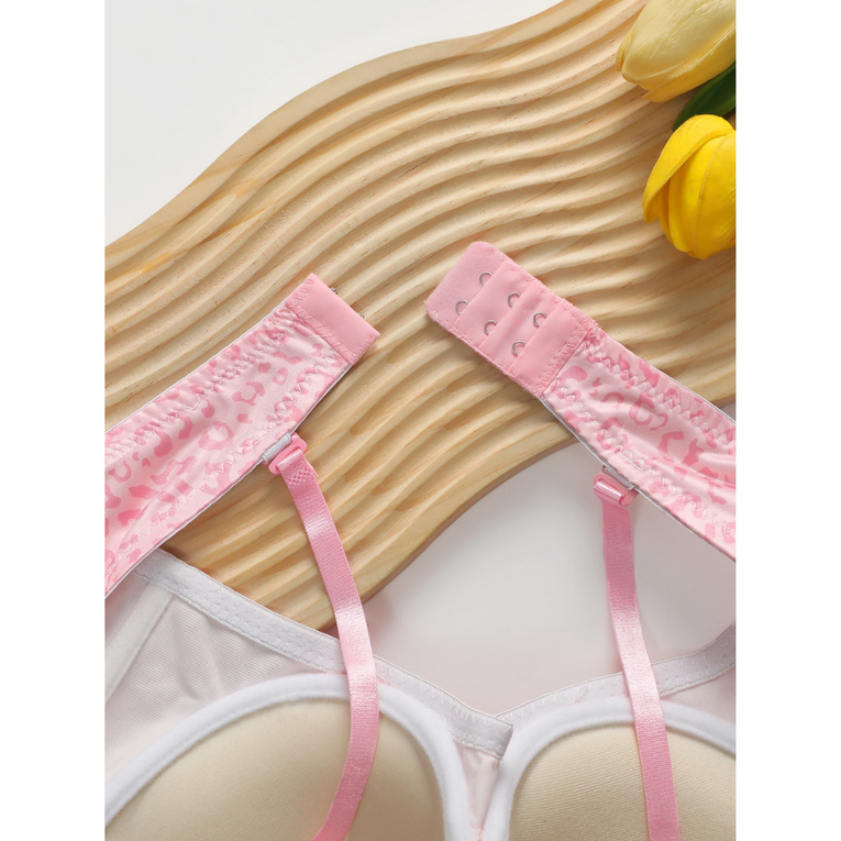 Pleasing Strings Women Floral Print Wired Push-Up Bra & Panty Set