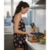 Pleasing Strings Women's Floral Print Satin Cami Top with Shorts Pj Set