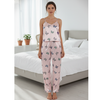 Pleasing Strings Butterfly Printed Cami Top and Long Pyjama Set