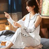 Women Ivory Luxe Satin Co-Ord Set | Women Cold-Shoulder Satin Lounge Co-Ord Set | Loungewear Set