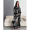 Women Abstract Lines Co-Ord Set | Women Loungewear Set | Travel Co-ord Set