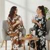 Women Floral Co-ord Set | Women Loungewear Set | Travel Co-ord Set