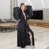 Pleasing Strings Women 1pc Slight Stretch Long Robe