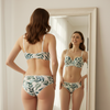 Pleasing Strings Women Floral Print Wired Push-Up Bra & Panty Set