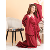 Pleasing Strings Women 1pc Slight Stretch Long Robe