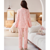 Women’s Pink Floral Printed Night Suit Set