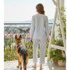 Women 2pcs Soft Lace Trim Lined Nighwear | Women Classic 2pcs Loungewear