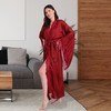 Pleasing Strings Women 1pc Slight Stretch Long Robe
