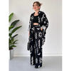 Women Abstract Lines Co-Ord Set | Women Loungewear Set | Travel Co-ord Set
