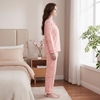 Women’s Pink Floral Printed Night Suit Set
