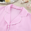 Women Classic Full Sleeves Button Down Cotton Pj Set