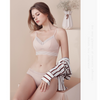 Women Low Back Wireless Lifting Lace Bra Set