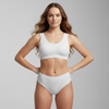 Pleasing Strings Women's Wireless Ribbed Knit Bra & Panty Set