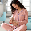 Women's Peach Textured Night Suit Set