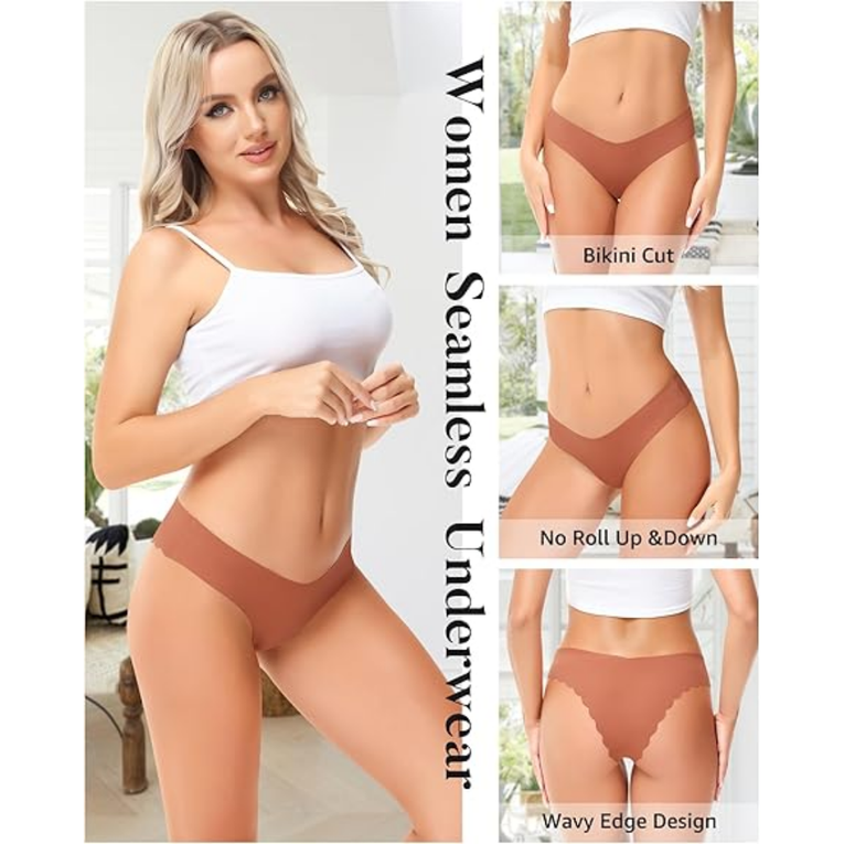 Pleasing Strings Seamless Bikini for Women with Wavy Back