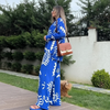 Women Abstract Lines Co-Ord Set | Women Loungewear Set | Travel Co-ord Set