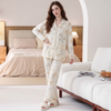 Women’s Floral Printed Cotton Night Suit Set