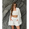 Women 3pcs Stylish Cotton Co-ords Set