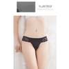 Women Lace Trim Thong Sexy G-String Low Rise Panties T-Back Underpants Set of 3