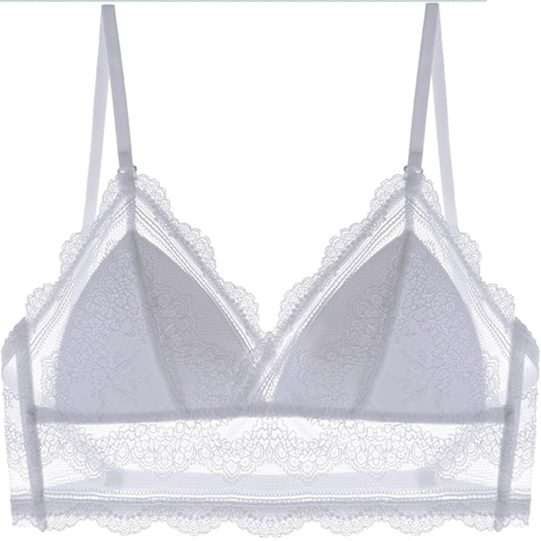 Women French Sexy U Back Wireless Bra