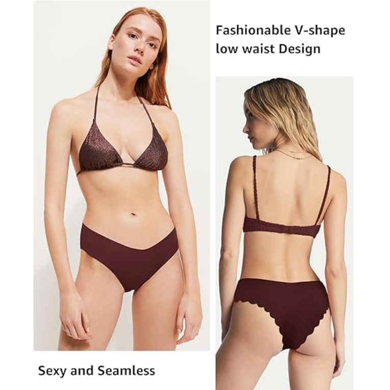 Pleasing Strings Seamless Bikini for Women with Wavy Back