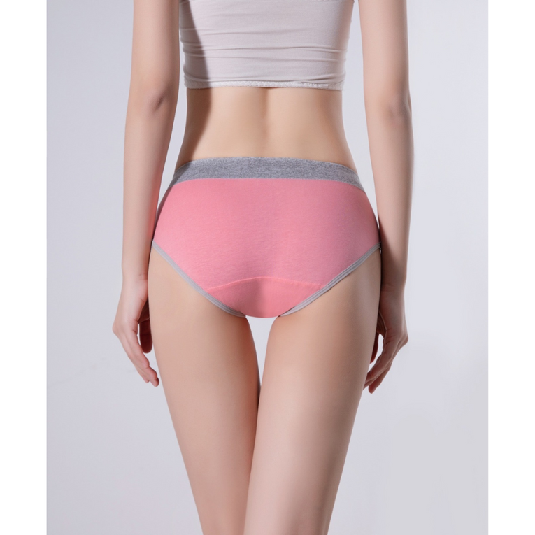 Pleasing Strings Women's Cotton Underwear High Waist Stretch Briefs Soft Underpants Set of 3