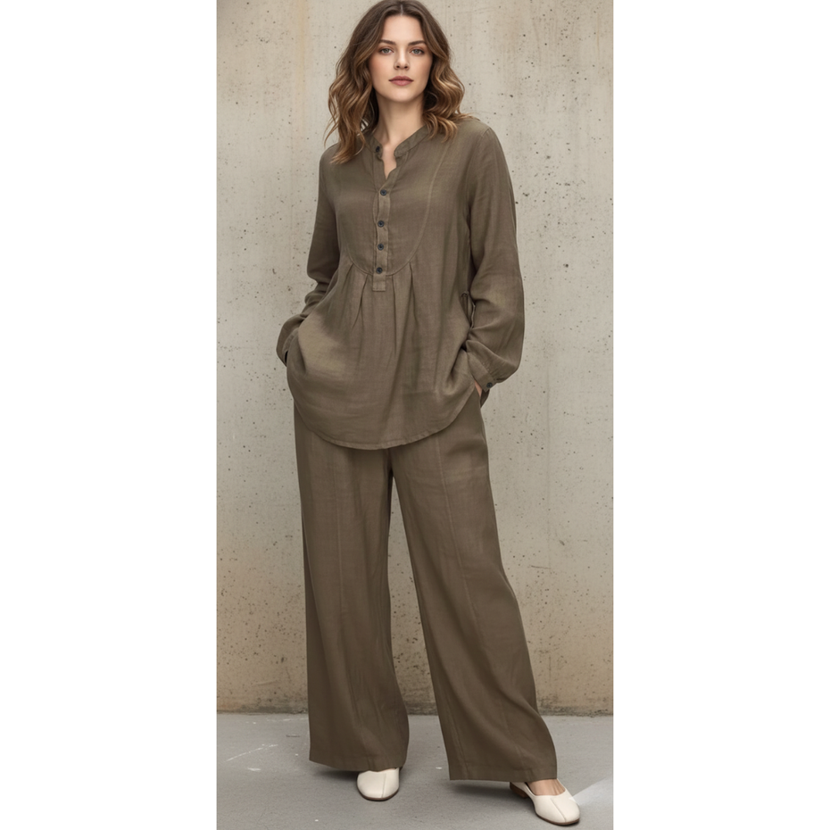Women Natural Comfort Relaxed Co-Ord Set | Loungewear Set