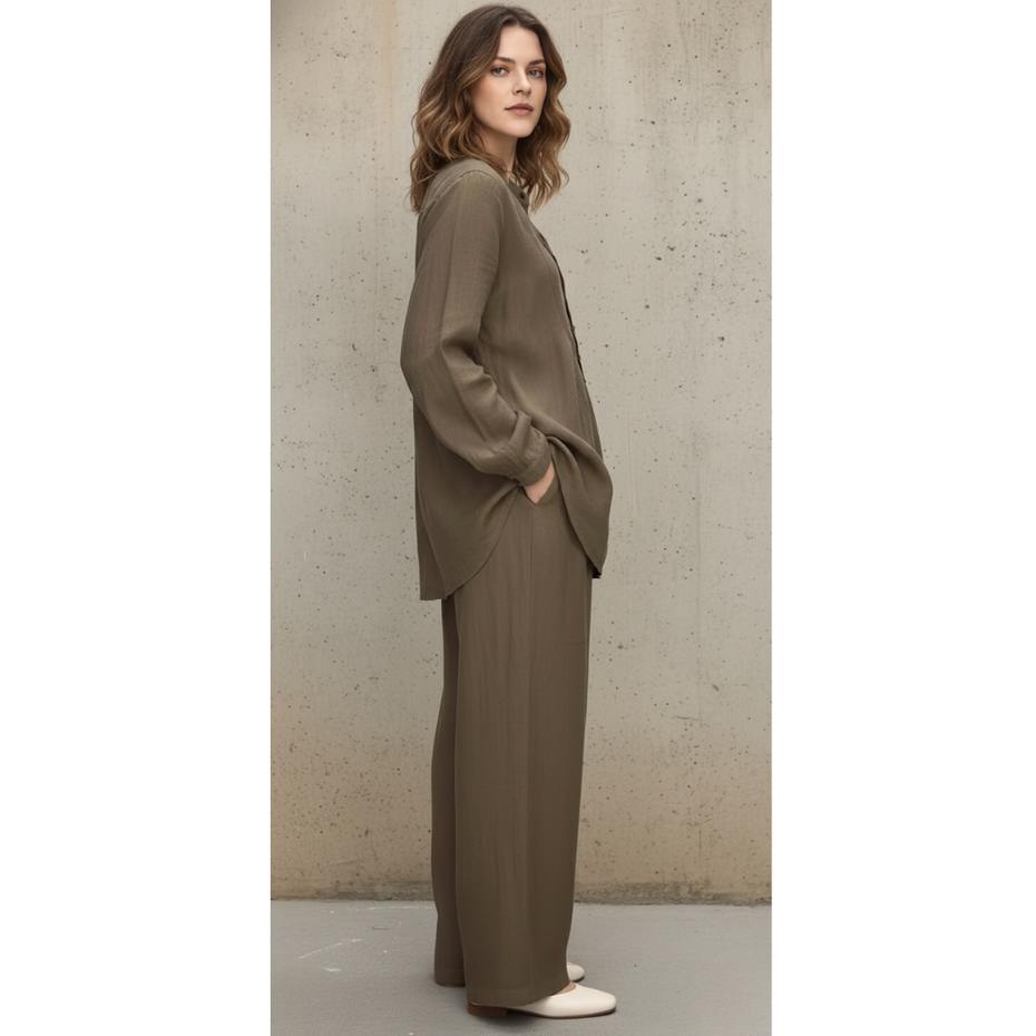 Women Natural Comfort Relaxed Co-Ord Set | Loungewear Set