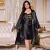 Pleasing Strings Women 5pcs Elegant Floral Print Nightgown Set
