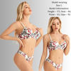 Pleasing Strings Women Floral Print Wired Push-Up Bra & Panty Set