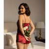 Pleasing Strings Women Net Pattern Cami Short Pyjama Set