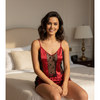 Pleasing Strings Women Net Pattern Cami Short Pyjama Set