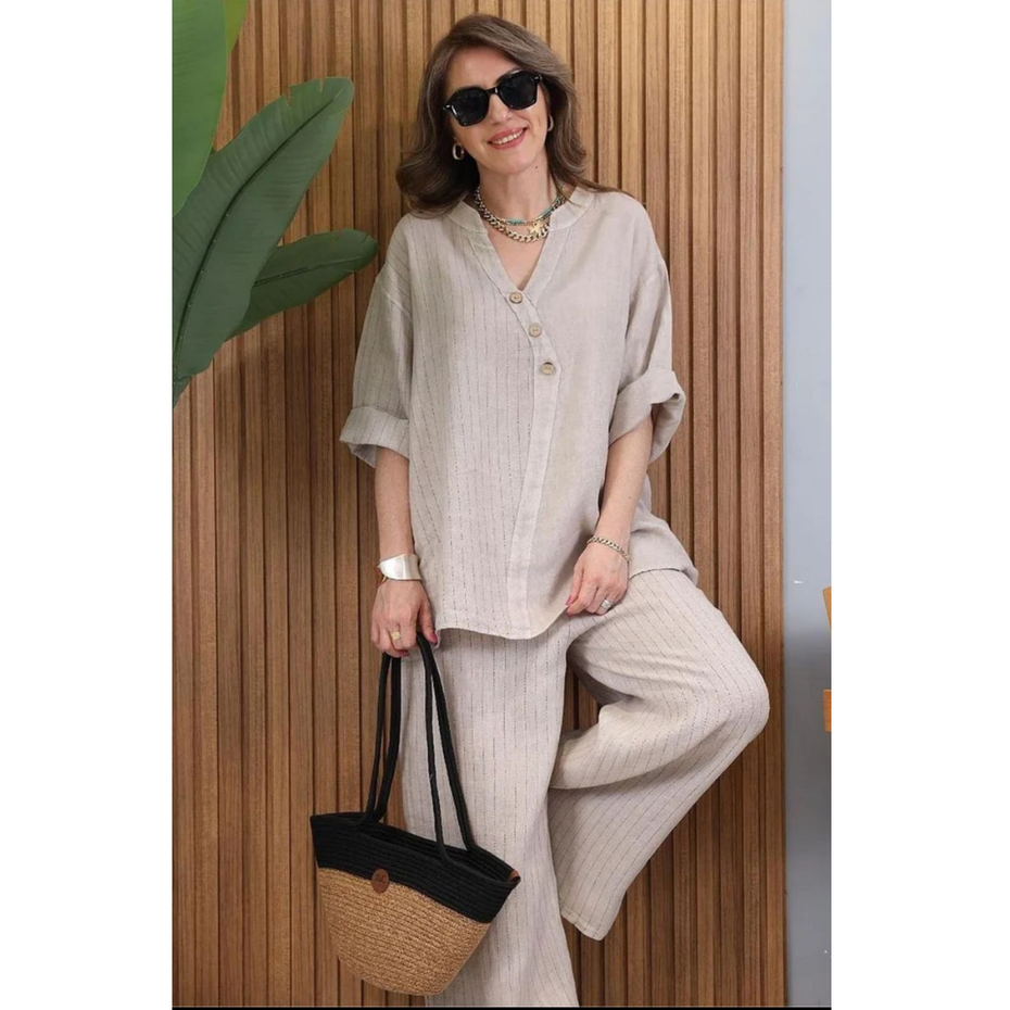 Women Comfort Luxe Co-ord Set | Women Loungewear Set | Travel Co-ord Set