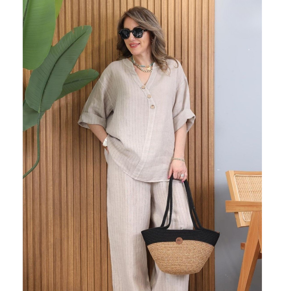 Women Comfort Luxe Co-ord Set | Women Loungewear Set | Travel Co-ord Set