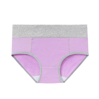 Pleasing Strings Women's Cotton Underwear High Waist Stretch Briefs Soft Underpants Set of 3