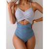 Pleasing Strings Women's 1pc Tummy Control High Waist Cutout Swimsuit