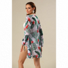 Pleasing Strings Women's 3Pcs Floral Print Bikini Cover Up Set