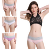 Pleasing Strings Women's Cotton Underwear High Waist Stretch Briefs Soft Underpants Set of 3