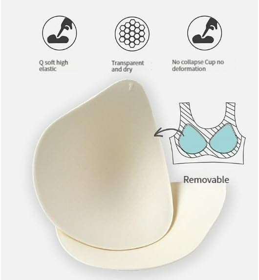 Pleasing Strings Wireless Push Up Comfort Shaping Bra for Women