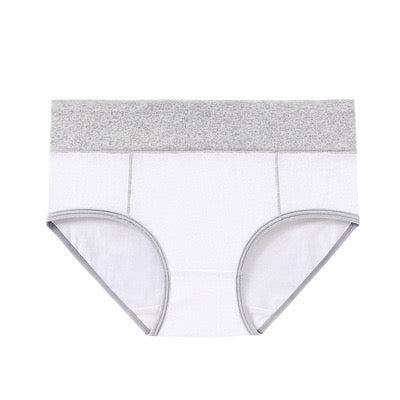Pleasing Strings Women's Cotton Underwear High Waist Stretch Briefs Soft Underpants Set of 3